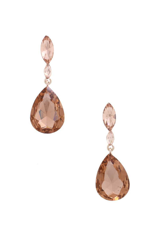 Marquise Teardrop Rhinestone Earring