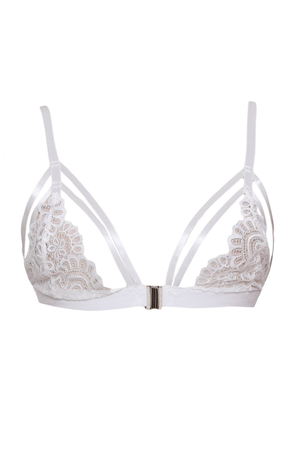 Sexy White Lace Wild Obsession Bralette TopSexy White Lace Wild Obsession Bralette Top